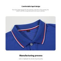 Clásico de los hombres Polo Casual de negocios de gran tamaño Polo de verano Tops de manga corta Camiseta - details 4
