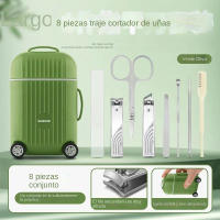 Juego de cortaúñas portátil con mini estuche de viaje8Juego de manicura, cortaúñas, tijeras para uñas - details 2