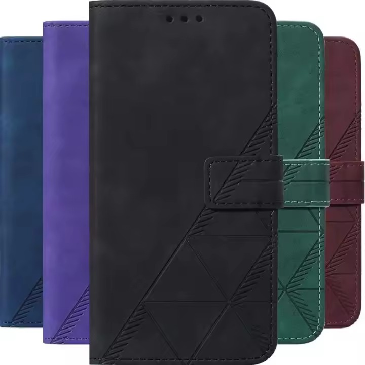 Funda de teléfono Retro de cuero con tapa para OPPO Realme, carcasa con ranura para tarjeta 5G, D03G, C55, C31, C12, C15, C25, 7i, 8, 8i, 10 Pro Plus - 1