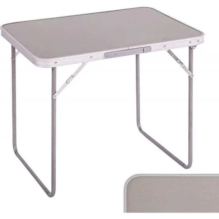 Mesa Plegable de Camping/Picnic 2 Colores Estructura de Aluminio con Asa para Transportar - 1