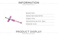 Pinceles de Arte de Uñas KADS para Diseño de Flores Herramientas de Manicura Ideal para Esmalte de Gel UV y Pintura - details 1