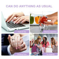 uNails iMABC Uñas Postizas Presión Para Mujeres Y Niñas Con Diseños Variados Arte De Mano Paquete Con Accesorios - details 2