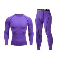 Conjunto Deportivo de Compresión para Hombres 2pcs Ropa de Yoga y Gimnasio - details 2