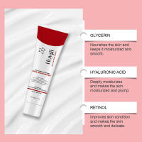 La crema para la piel con retinol es una crema facial suave, hidratante, tierna, humectante, delicada, brillante y bien cuidada. - details 5