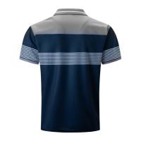 Nueva camisa POLO informal para hombre, botón con cuello en V, camiseta versátil a rayas de negocios, top - details 14