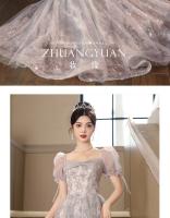 Noche de banquete de alta gama, etiqueta de lujo para adultos, examen artístico, vestido de princesa, vestido de fiesta anual - details 6