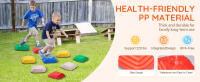 SucceBuy Piedras de equilibrio de 10 piezas para niños, capacidad de 220 libras, piedras sensoriales antideslizantes para niños pequeños, juguetes de juego de obstáculos para niños de 3 a 8 años, juegos en interiores y exteriores - details 3