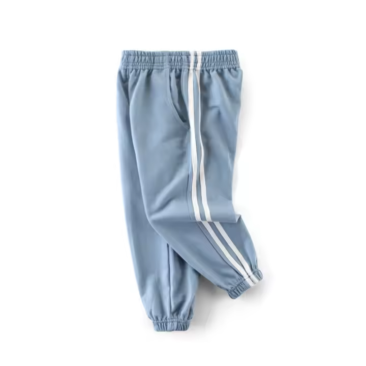2025 ropa de los niños otoño nuevos pantalones de chándal de los niños, pantalones de los niños de la marca de moda pantalones de bebé - 1