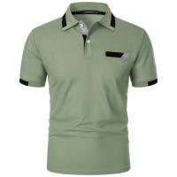 Camisa Polo Para Hombre Verano Manga Corta Clásica Con Botones Ajustada Ligera Transpirable Moda Streetwear Polyester - details 6