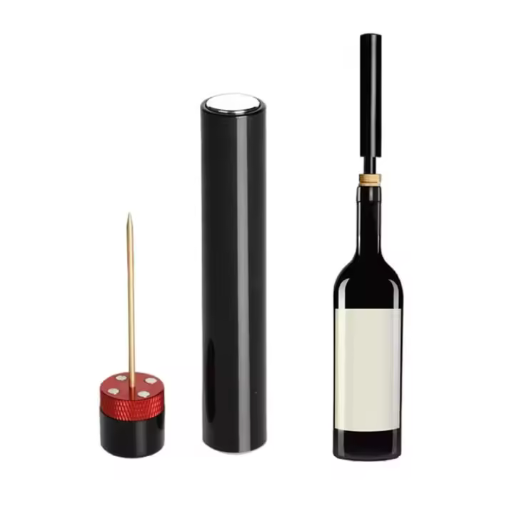 Desarrollo Tecnológico Genial Herramientas de Presión de Aire Abrelatas de Botella de Vino Accesorios de Cocina y Barra Herramientas para Extraer Tapas de Vino Material de Acero Inoxidable Productos Normales - 1
