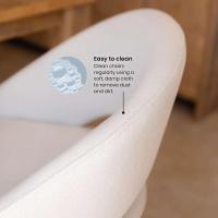 Pack de 2 sillas Acolchadas y tapizadas en Tela para salón, Comedor o Dormitorio - details 16
