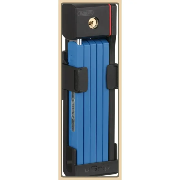Bordo uGrip 5700K 80 BK SH, Unisex - Candado Plegable para Bicicleta, Negro - 1