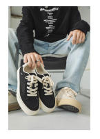 Zapatos de lona de otoño para hombre, estilo coreano, de caña baja, deportivos, de moda para estudiantes, de tendencia informal, transpirables, de moda, informales, deportivos. - details 0