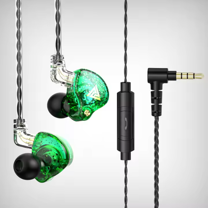 Original QKZ AK6 PRO Wired Earphone HIFI Stereo Headset With MIC HD Call 3.5mm AUX In-Ear Earbuds Music Game Sports Headphones - 1