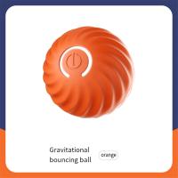 Bola de juguete electrónica para perro, bola móvil inteligente, salto automático, bola rodante para mascotas, juguete para cachorros, regalos de cumpleaños, naranja - details 7