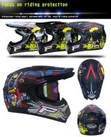 Casco de Seguridad para motocross, protector de cabeza para bicicleta, descenso bajo, capacete, ATV, Cruz, niño - details 8