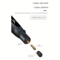 Conjunto de Molinillo Eléctrico Recargable por USB de 15 piezas/50 piezas para Tallar Jade, Molino Eléctrico Doméstico Mini Tipo Bolígrafo Máquina de Molienda Giratoria Herramienta para Esquinas de Muebles - details 9