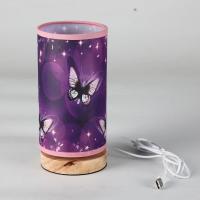 Lámpara de mesa pequeña Mesita de noche LED cálida Mariposa Luz nocturna creativa - details 9