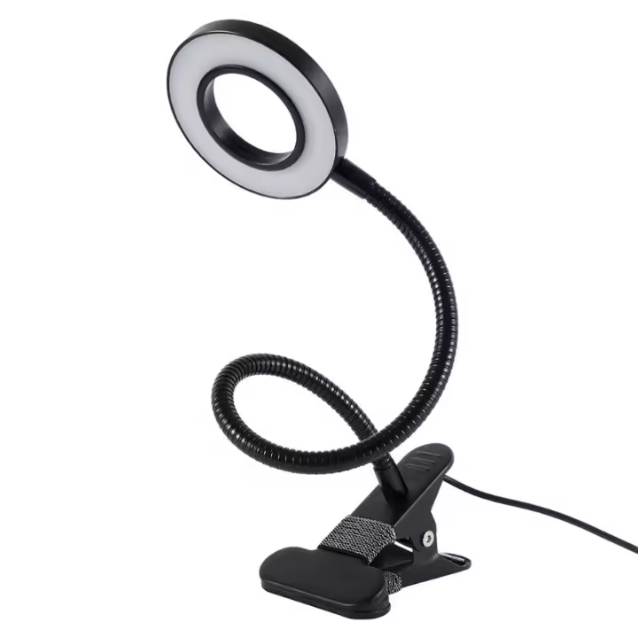 Lámpara de aprendizaje de mesa con clip LED, luz de suplemento de transmisión en vivo, cuidado ocular, lectura USB, trabajo - 1