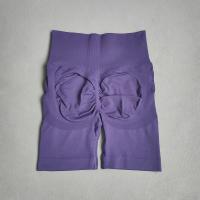Pantalones cortos de Yoga para mujer, pantalones cortos deportivos sin costuras para gimnasio, pantalones cortos de entrenamiento de cintura alta con realce, pantalones cortos deportivos para Fitness, pantalones cortos de ciclismo - details 5