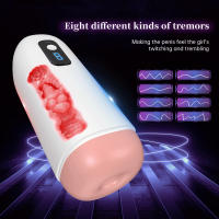 Masturbador masculino automático, potente vibrador Digital para mamada, hine, fuerte vibración, coño Real, Juguetes sexuales - details 1