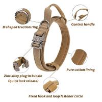 Estable Militar Medio y Perros, Entrenamiento Táctico Correa para Caminar Mascotas para Perros Collar para Perros Grandes - details 4