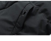 Parkas con bolsillos grandes para hombre, ropa de algodón cálida, abrigos de ocio con capucha de longitud media, moda de invierno, novedad de 2024 - details 10