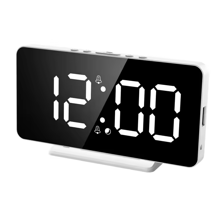 ORIA-reloj despertador inteligente Digital LED, cronógrafo electrónico de escritorio, despertador USB, despertador, decoración del hogar - 1