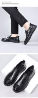Zapatos de Cuero de Vaca de Primavera Zapatos Formales de Negocios para Hombres con Suela Suave - details 12