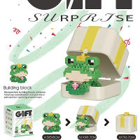 Caja de regalo de la serie de mascotas para niños y adultos, bloques de construcción, juguetes ensamblados DIY, juguetes de animales, regalos de cumpleaños y Navidad para Decoración - details 10