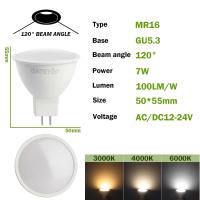 Bombilla LED de Luz de Punto de Alta Calidad 8pcs 12V 24V 120 grados 38 grados 7W 700lm - details 3