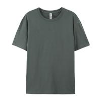 Camiseta de Lujo para Hombres de Algodón Collar Redondo Manga Corta Para Primavera/Verano - details 1