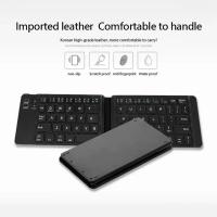 Teclado Bluetooth plegable para IPAD, tableta móvil, portátil, oficina, Mini teclado inalámbrico, almacenamiento, tres sistemas, universal - details 1
