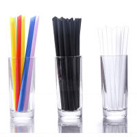 Pajitas grandes y coloridas para beber, pajitas desechables para leche, té, batidos, accesorios para Bar, tienda de jugo, 100 piezas - details 0