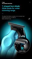Kemei-cortadora de pelo inalámbrica profesional, máquina de corte de pelo con acabado eléctrico, recargable, cero Gapped, 2299 - details 2