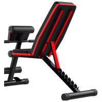 Banco de Mancuerna Plegable Inclinable Banco de Pesas Musculación Multifuncional para Entrenamiento Completo Máquina de Fitness Gimnasio Hogar - details 3
