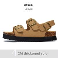 Cómodas mulas de verano de fábrica, zapatillas de corcho antideslizantes, sandalias romanas esmeriladas, parte inferior de playa que combina con todo, parejas de talla grande - details 2