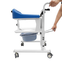 Silla de ruedas hidráulica de elevación para pacientes para el hogar, familias de sillas de ruedas de transporte, residencias de ancianos y hospitales 61*51 cm/24*20,1 pulgadas - details 2