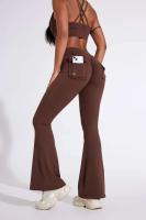 DAYS FIT JOY Pantalones de mujer con bolsillos, pantalones deportivos de cintura alta para yoga, levantamiento de cadera, secado rápido, ejercicio de carrera, - details 1