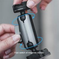 PGYTECH soporte de montaje para casco de cámara deportiva Caplock, soporte de primera vista para ciclismo - details 5
