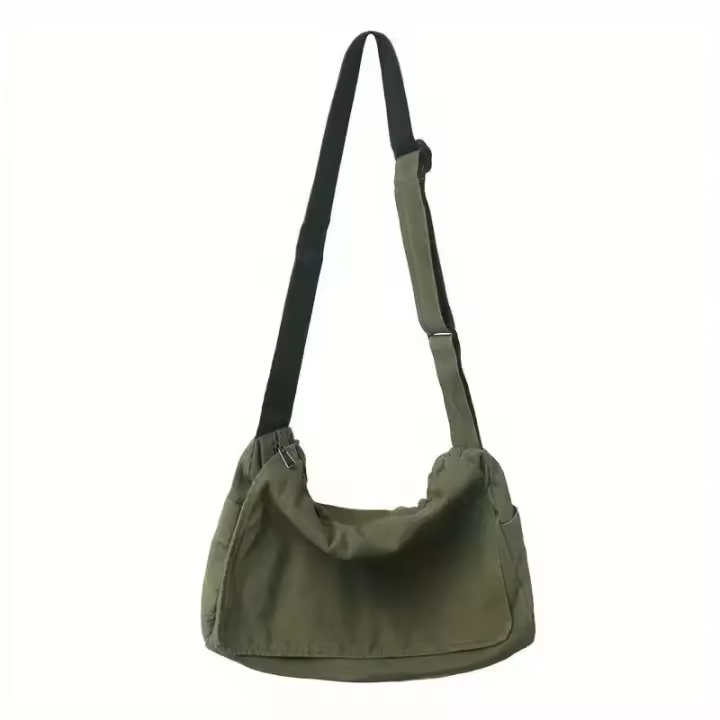 Bolso cruzado para mujer, bolso de lona retro, bolso de un solo hombro para adolescentes, bolso informal, bolso cruzado - 1