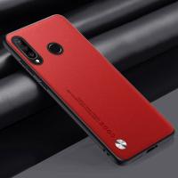 Funda de Lujo de Cuero PU para Huawei P30 Lite Cubierta Trasera Mate de Silicona a Prueba de Golpes - details 14
