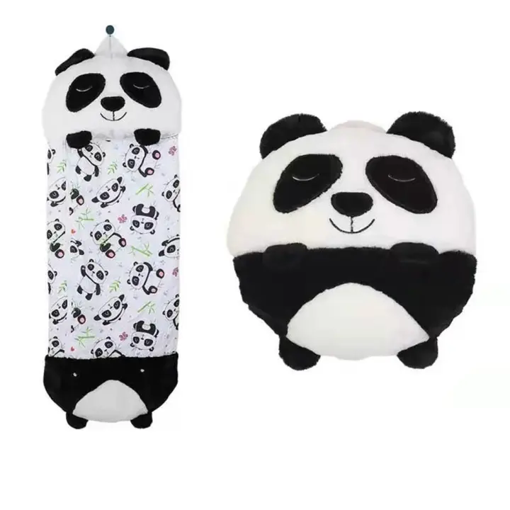 Saco de dormir de dibujos animados para niños, almohada de muñeca de felpa, saco de dormir de animales para niños y niñas, regalo de cumpleaños y Navidad - 1