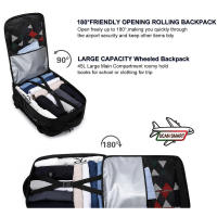 Mochila diaria para hombre, mochila impermeable para deportes al aire libre con carga USB, 40x20x25 - details 4