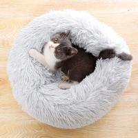 Súper cama cálida para gatos, nido de felpa suave y larga, cojín de cesta para perros, esterilla para dormir - details 4