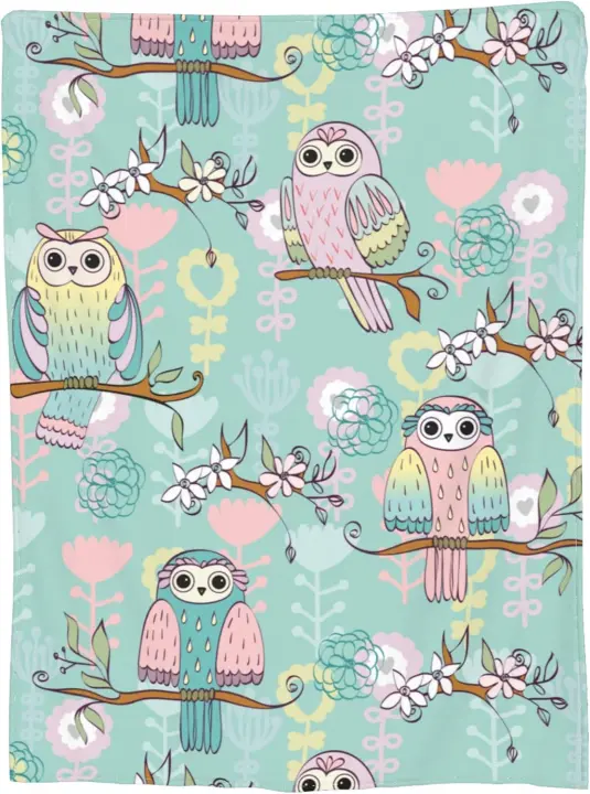 Manta Suave y Ligera de Búho Ideal para Camilla de Sala de Estar Regalo Perfecto para Mujeres Adultas y a Mom Decoración de Navidad y Día de la Madre - 1