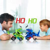 Transformador de Coche con Luces y Música, Dinosaurio, Juguetes Infantiles, Regalos - details 18