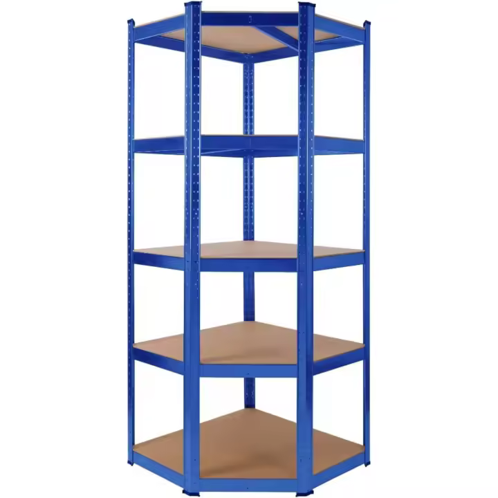 Soporte de Almacenamiento de Madera de Densidad Media 875 kg Montaje Fácil Tamaño 180 x 70 x 70 cm - 1
