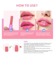 Labial Mermelada de Cambio de Color Duradero Lápiz Labial Hidratante en Rosa - details 6