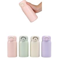 Mini termo de acero inoxidable 304 con cierre emergente, taza de bolsillo aislada, de pequeña capacidad frasco de vacío, agua caliente/helada, 220/320ml - details 7